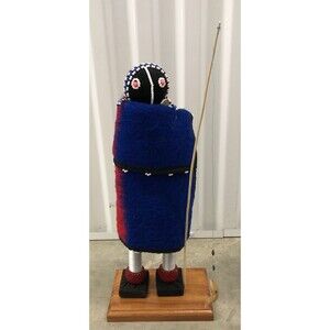 Ndebele African Doll Fertility? Cloth Beaded Art Decor New with Tags